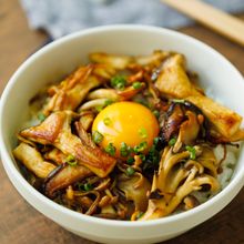 一番おいしい食べ方! 【きのこ丼】