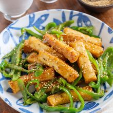 【メイン級副菜】厚揚げとピーマンのオイマヨ炒め#ご飯が進む