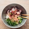 【たことネバトロ野菜のおかかめんつゆ和え】とろっと旨い!の工程2