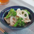 やみつき副菜！れんこんとブロッコリーのツナマヨ和え