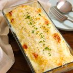《レンジで簡単！ホワイトソース》タラの白子グラタン
