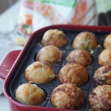 【3分で生地完成。】米粉のとろ〜りたこ焼き