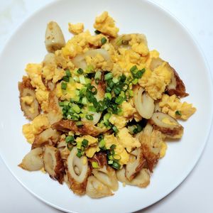 ふうかの作ってみた!投稿(【包丁いらず】ちくわと卵の甘辛炒め)