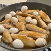 暑い日にも食べやすい♪さっぱり【手羽中とうずらの甘酢煮】の工程3