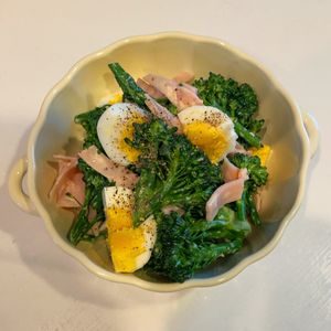 みわの作ってみた!投稿(ブロッコリーとハムとたまごのこくマヨサラダ)