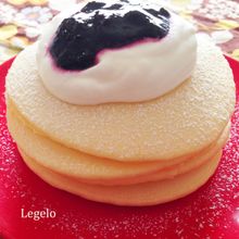 ふわぁしゅわ~♪白いパンケーキ