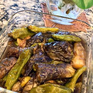 たけのこの作ってみた!投稿(極上のトロトロ食感♡『なすとししとうの甘辛煮びたし』)