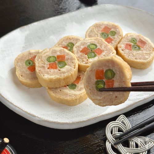 豆腐と鶏肉の信田巻き【おせちにも♪】