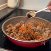 10分で完成!【豚きんぴら丼】の工程3