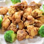 ダシダで簡単旨い！「韓国風米粉唐揚げ」やみつきおつまみ☆
