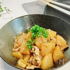 時短で味しみ！ごはんがススム♡豚バラ大根