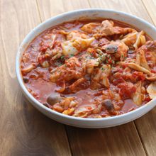 【コクうま！】鶏とキャベツのトマト煮込み