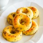 【砂糖・オイルなし】米粉のさつまいもドーナツ