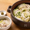 豚バラ白菜のごま豆乳ミルフィーユ鍋