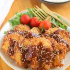 驚くほど柔らかい！ごまソースチキンカツ