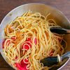 味付ザーサイとトマトの冷製パスタの工程3