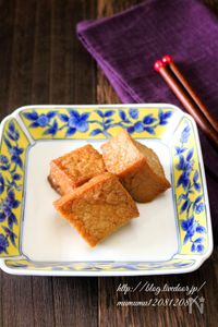 《基本の和食》厚揚げ(絹揚げ)の煮物・お弁当にも。