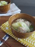 ほっこり♪長ねぎと生姜団子の味噌汁