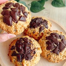 バター・乳なし！ザクほろチョコチャンクパン