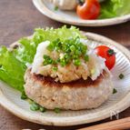 【おろしぽん酢ハンバーグ】豆腐でヘルシー