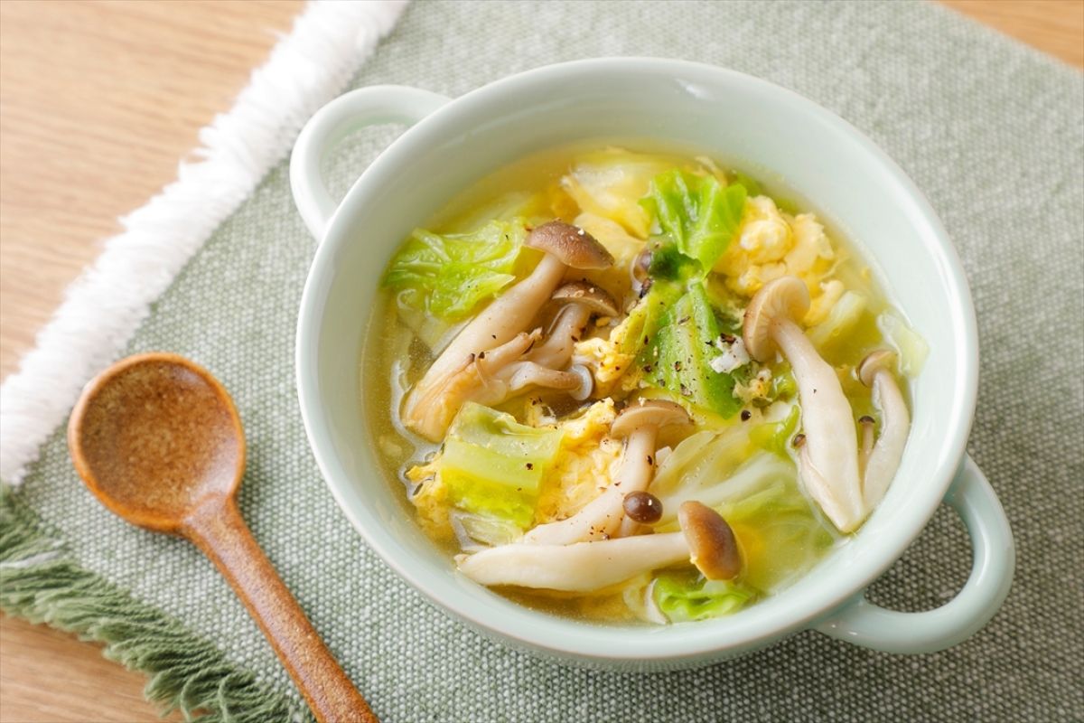 キャベツとたまごのスープ_野菜たっぷり♪たんぱく質もとれる | レシピサイトNadia