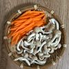 【にんじんとしめじのふわ玉中華スープ】とろとろ〜♡の下準備