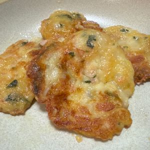 1367036の作ってみた!投稿(ふわふわもっちり♪ハムチーズ豆腐)