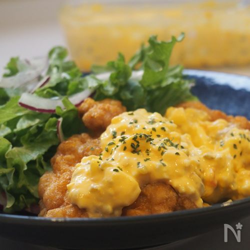 これぞチキン南蛮☆半熟たまごの濃厚タルタルソース☆