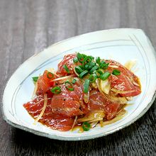 マグロの和風カルパッチョ