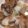 Yuukoの作ってみた!投稿(レンジで簡単！あさりと甘塩たらのガーリックバター蒸し)