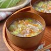 寒い日にぽかぽか♪【白菜そぼろ春雨スープ】