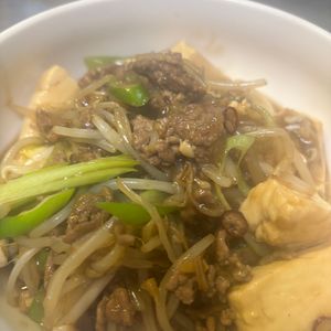 さくらの作ってみた!投稿(もやしと肉そぼろ豆腐😋ごはんが進むとろとろ大盛りおかず🤤)