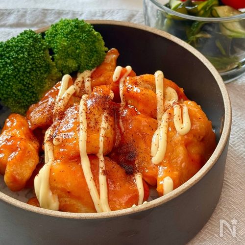 10分で完成!【オーロラチキン丼】