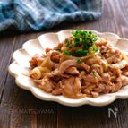 ごはんが進む！豚こまのにんにく味噌炒め