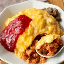 10分で完成【中華屋さんの絶品オムライス】ザーサイが決め手！