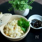 竹輪とカリフラワーの炊き込みご飯
