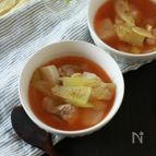 かぶとセロリと鶏肉の麻辣スープ