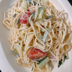 煌蓮mamの作ってみた!投稿(我が家の【絶品スパサラ】冷めてもくっつかない♪おすすめ☆)