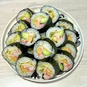 546550の作ってみた!投稿(【我が家のサラダ巻き】パクパクいける！節分の恵方巻きにも◎)