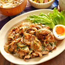 ごはんが進む！大葉みそ豚丼