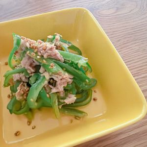 ミルクの作ってみた!投稿(簡単5分！食べたらやみつき【無限ピーマン🫑】)