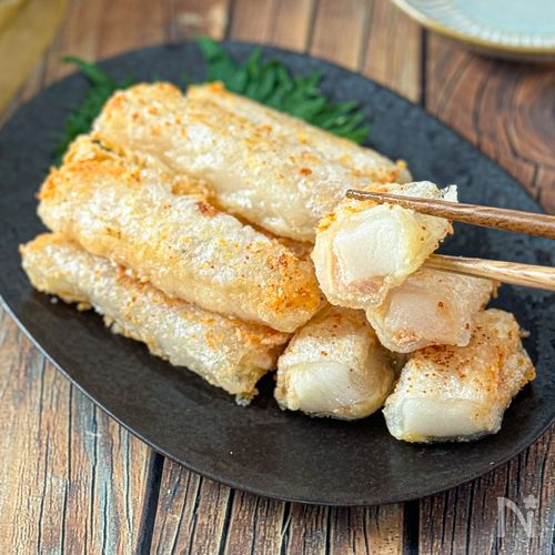 【明太もっちーず】アレを使うと外はカリカリ、中はもっちもち♪