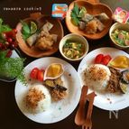 本日のお子様ランチ♡メイン・塩さんまアレンジ