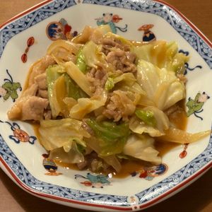 kaasukeの作ってみた!投稿(ワンパン10分！【豚こま肉とキャベツのスタミナ味噌炒め】)