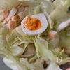 【半熟卵のレタスカニカマサラダ】節約/あとひと品の工程3