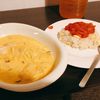 にやちゅーの作ってみた!投稿(炒り卵入りバターライス トマトソースがけ)