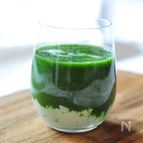 毎日飲みたいグリーンスムージーの豆乳割り
