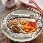 トースターで。美肌な鮭のホイル焼き