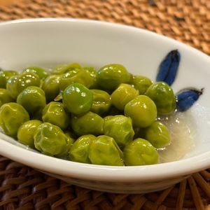 たろちゃんの作ってみた!投稿(グリーンピースの白ワインバター煮)