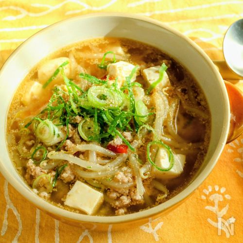 10分腸活！もやしのやみつき担々スープ